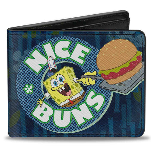 Bi-Fold Wallet - SpongeBob NICE BUNS Bi-Fold Wallets Nickelodeon   