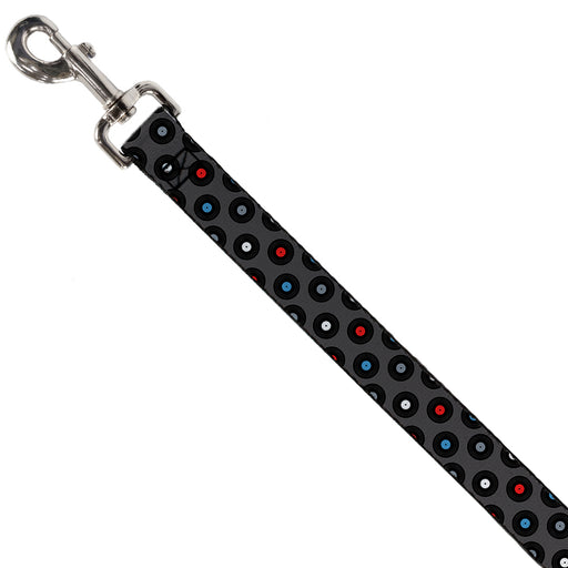 Dog Leash - Vinyl Records Gray/Black/Red/Blue/White Dog Leashes Buckle-Down   