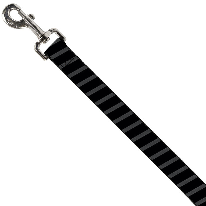 Dog Leash - Diagonal Stripes Black/Gray Dog Leashes Buckle-Down   