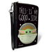 Women's PU Zip Around Wallet Rectangle - Star Wars The Child Chibi Pod Pose THIS IS MY GOOD SIDE Black White Clutch Zip Around Wallets Star Wars   