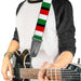 Guitar Strap - Italy Flags Guitar Straps Buckle-Down   