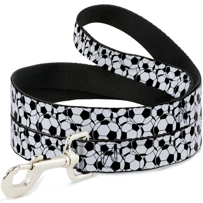 Dog Leash - Soccer Balls Stacked Dog Leashes Buckle-Down   