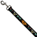 Dog Leash - Insects CLOSE-UP Black Dog Leashes Buckle-Down   