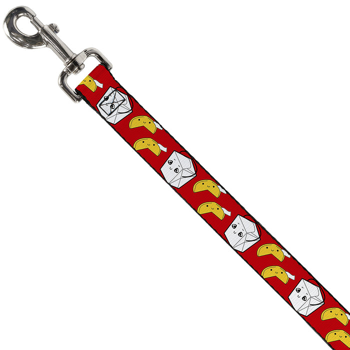Dog Leash - Take Out/Fortune Cookies Red Dog Leashes Buckle-Down   