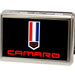 Business Card Holder - LARGE - Camaro Badge FCG Black Red White Blue Metal ID Cases GM General Motors   