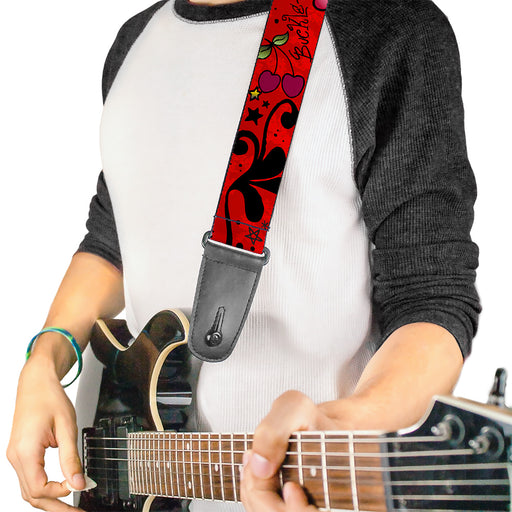 Guitar Strap - Mom & Mom Red Guitar Straps Buckle-Down   