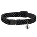 Cat Collar Breakaway - Checker Weathered Black Gray Breakaway Cat Collars Buckle-Down   