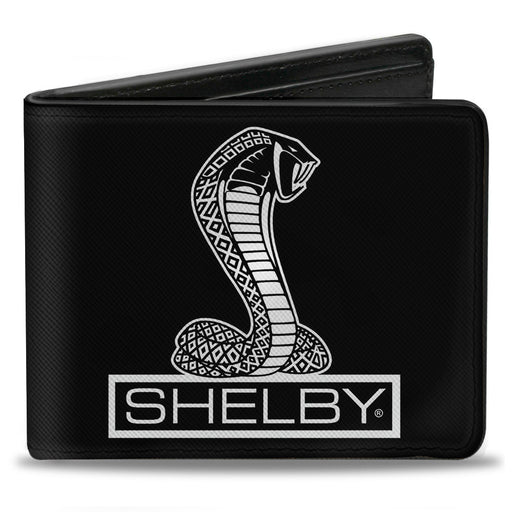 Bi-Fold Wallet - SHELBY Tiffany Box Black White Bi-Fold Wallets Carroll Shelby   