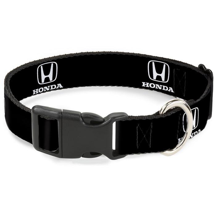 Plastic Clip Collar - Honda Logo Black/White Plastic Clip Collars Honda   