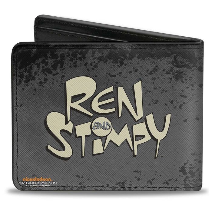 Bi-Fold Wallet - Ren & Stimpy Onward & Upward + Logo Bi-Fold Wallets Nickelodeon   