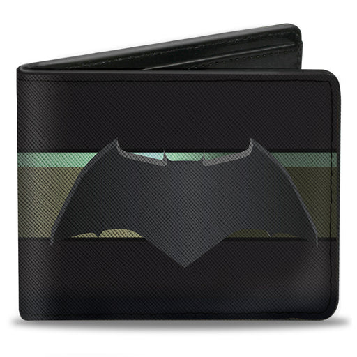Bi-Fold Wallet - Batman 2017 Icon Stripe Black Gold-Fade Bi-Fold Wallets DC Comics   