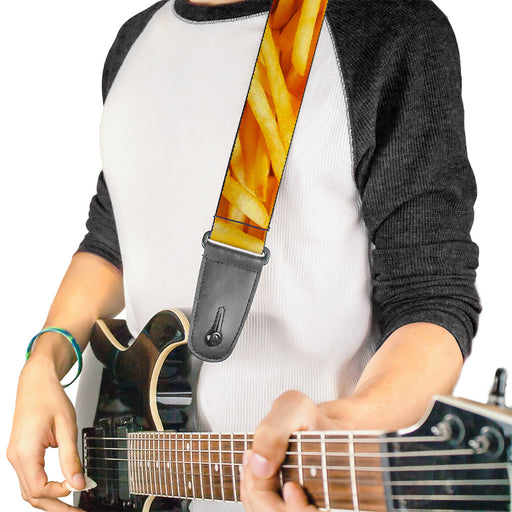 Guitar Strap - Vivid French Fries Stacked Guitar Straps Buckle-Down   