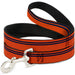 Dog Leash - Racing Stripe Orange/Navy Dog Leashes Buckle-Down   