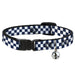 Cat Collar Breakaway - Checker Sapphire Blue White Breakaway Cat Collars Buckle-Down   