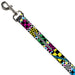 Dog Leash - Funky Checkers Black/White/Neon Dog Leashes Buckle-Down   