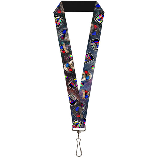 Lanyard - 1.0" - 3-D TV Cats in Space Lanyards Buckle-Down   