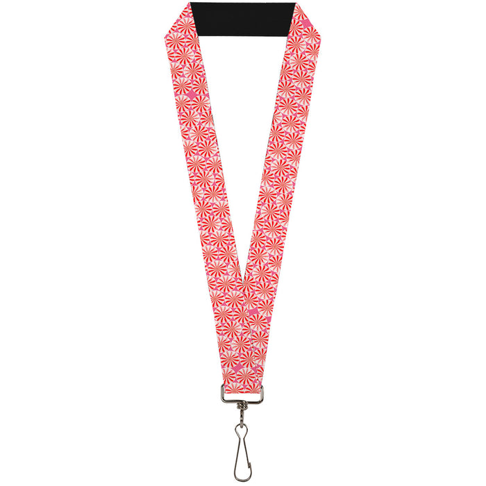 Lanyard - 1.0" - Peppermint Candies Lanyards Buckle-Down   