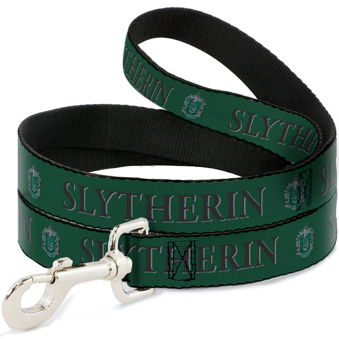 Dog Leash - Harry Potter SLYTHERIN & Crest Green/Black Dog Leashes The Wizarding World of Harry Potter   
