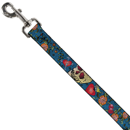 Dog Leash - Only God Can Judge Me CLOSE-UP Blue Dog Leashes Buckle-Down   