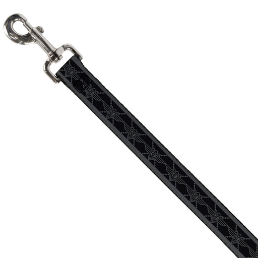 Dog Leash - BD Monogram2 Black/Gray Dog Leashes Buckle-Down   