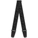 Guitar Strap - Zebra 2 Black Gray Guitar Straps Buckle-Down   