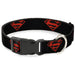 Plastic Clip Collar - Superboy Shield Black/Red Plastic Clip Collars DC Comics   
