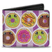 Bi-Fold Wallet - Sprinkle Donut Expressions Pink Bi-Fold Wallets Buckle-Down   