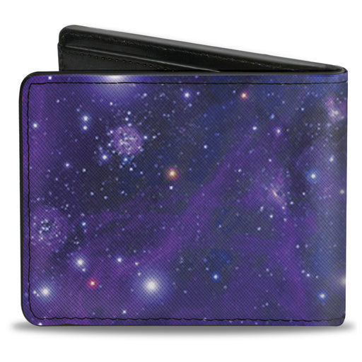 Bi-Fold Wallet - Galaxy Blues Purples Bi-Fold Wallets Buckle-Down   