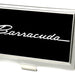 Business Card Holder - SMALL - BARRACUDA Script Logo FCG Black Silver Business Card Holders Dodge   