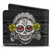 Bi-Fold Wallet - Los Novios Black Gray White Multi Color Bi-Fold Wallets Thaneeya McArdle   