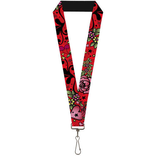 Lanyard - 1.0" - Mom & Dad CLOSE-UP Red Lanyards Buckle-Down   