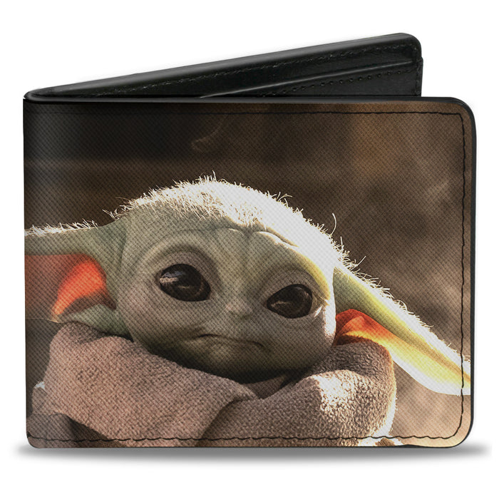 Bi-Fold Wallet - Star Wars The Child Vivid Face CLOSE-UP Bi-Fold Wallets Star Wars   