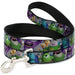 Dog Leash - Monsters University Character Lineup Gray Dog Leashes Disney   
