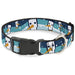 Plastic Clip Collar - Block Penguins Navy Plastic Clip Collars Buckle-Down   
