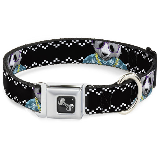 Dog Bone Seatbelt Buckle Collar - Panda Bling Seatbelt Buckle Collars Buckle-Down   