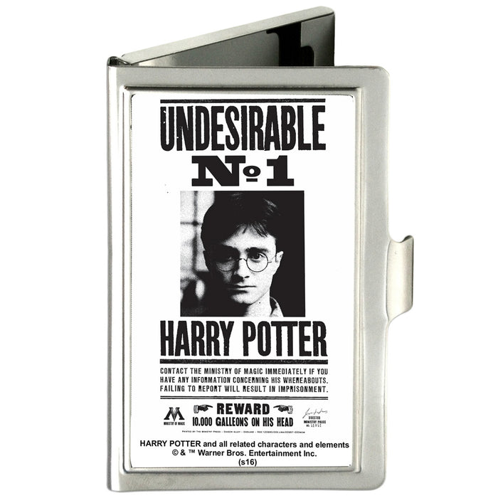 Business Card Holder - SMALL - Harry Potter UNDESIRABLE NO 1 FCG White Black Business Card Holders The Wizarding World of Harry Potter Default Title  