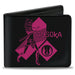 Bi-Fold Wallet - Star Wars The Clone Wars AHSOKA Pose + Logo Black Pink Bi-Fold Wallets Star Wars   