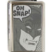 Business Card Holder - LARGE - Batman Face OH SNAP! Brushed Silver Metal ID Cases DC Comics   