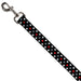 Dog Leash - Vinyl Records Stacked Black/Gray/Red/White Dog Leashes Buckle-Down   