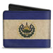 Bi-Fold Wallet - El Salvador Flag Black Bi-Fold Wallets Buckle-Down   