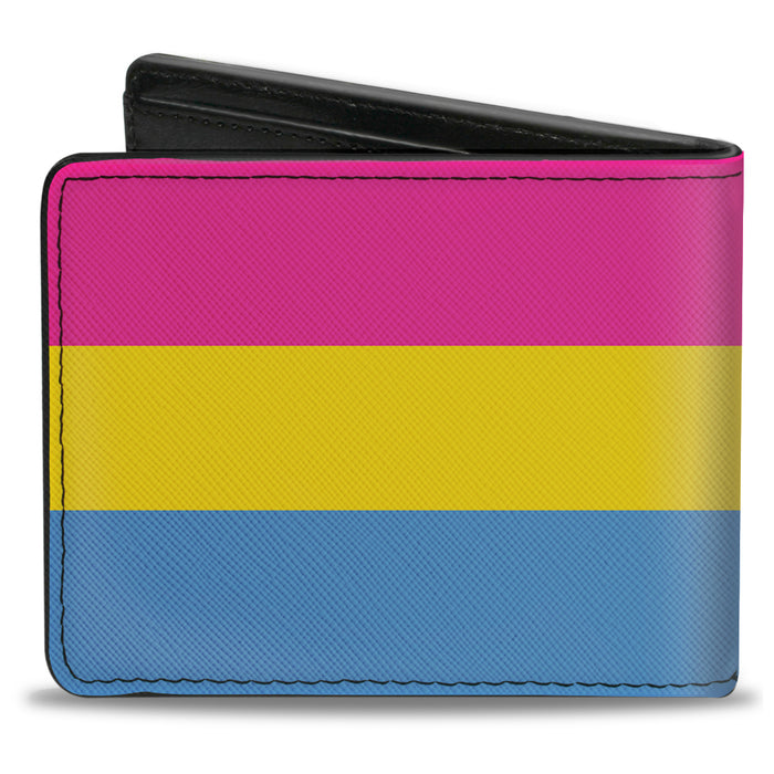 Bi-Fold Wallet - Flag Pansexual Pink Yellow Blue Bi-Fold Wallets Buckle-Down   