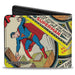 Bi-Fold Wallet - Classic SUPERMAN #1 Flying Cover Pose Bi-Fold Wallets DC Comics   