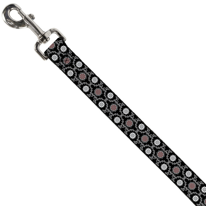 Dog Leash - Tapestry 1 Black Dog Leashes Buckle-Down   