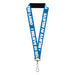 Lanyard - 1.0" - TED LASSO I BELIEVE IN BELIEVE Bold Text Blue White Lanyards Ted Lasso   