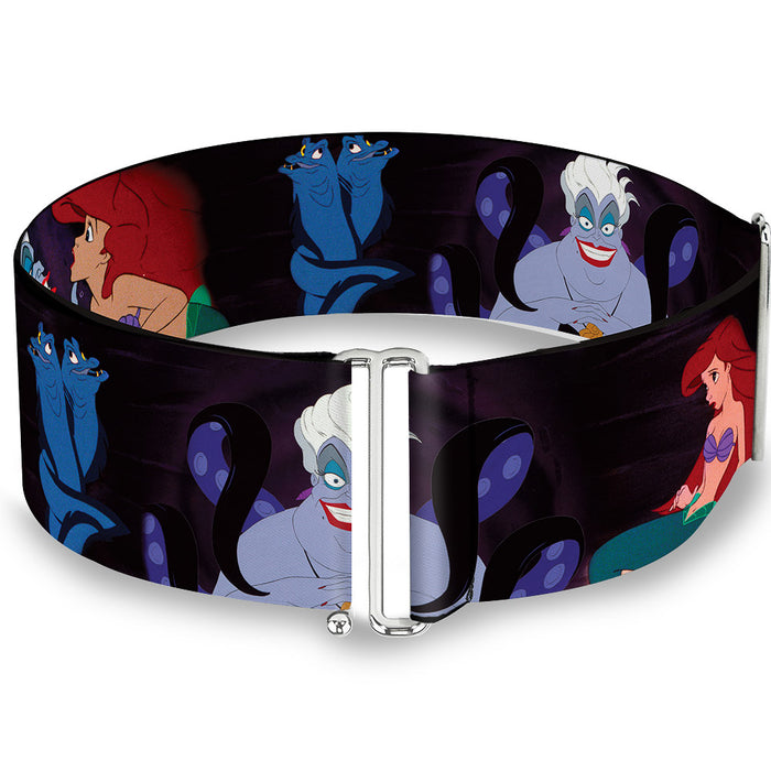Cinch Waist Belt - The Little Mermaid Ariel & Ursula Scenes Womens Cinch Waist Belts Disney   