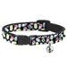 Cat Collar Breakaway - Owl Sketch Black White Multi Color Breakaway Cat Collars Buckle-Down   