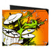 Canvas Bi-Fold Wallet - Psycho Drummer Canvas Bi-Fold Wallets Buckle-Down   