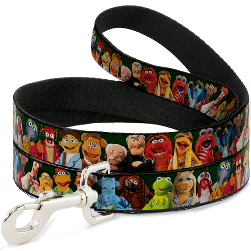 Dog Leash - Muppets 20-Character Group Pose Greens Dog Leashes Disney   