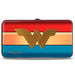 Hinged Wallet - Wonder Woman 2017 Icon Stripe Red Golds Blue Hinged Wallets DC Comics   