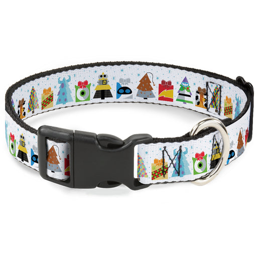 Plastic Clip Collar - Pixar Holiday Collection Character Gifts Lineup/Stars White/Blues Plastic Clip Collars Disney   